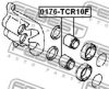 TOYOT 4773128030 Piston, brake caliper